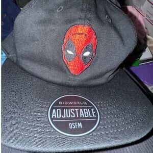 MARVEL DEAD POOL Reversible Adjustable Baseball Cap OSFM